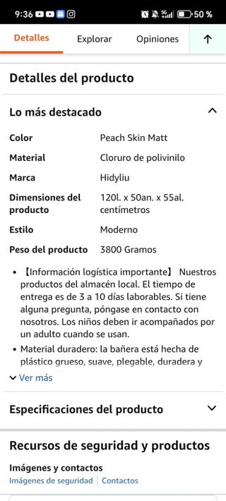 Bañera Hidiliu Plegable Infantil