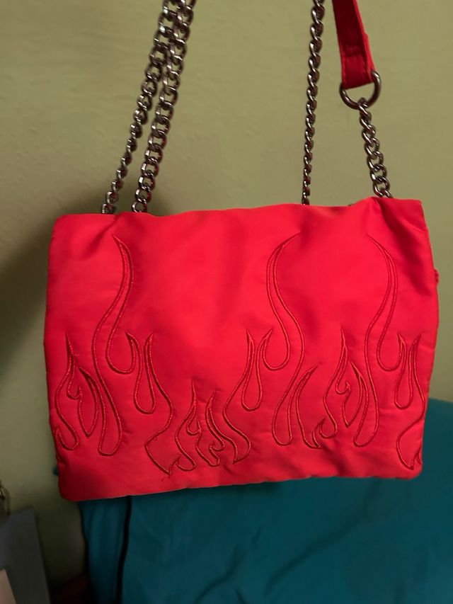Bolso bandolera rojo