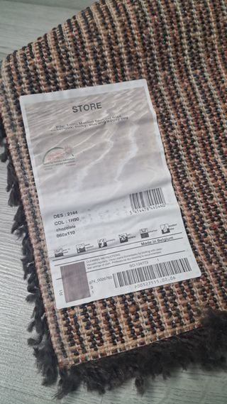 Alfombras marrón dormitorio poliéster