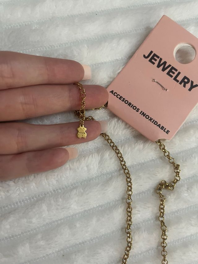 Collar Tous osito dorado