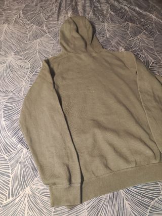 Felpa Nike verde con cappuccio