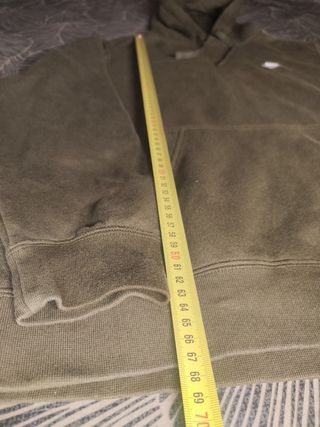 Felpa Nike verde con cappuccio