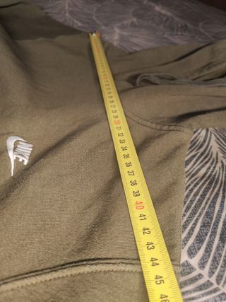 Felpa Nike verde con cappuccio