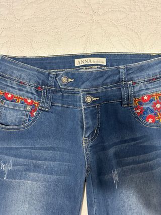 Bermudas Vaqueras ANNA - Azul