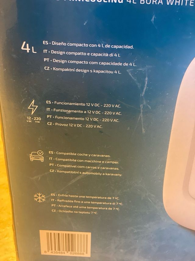 Nevera portátil Cecotec 4L