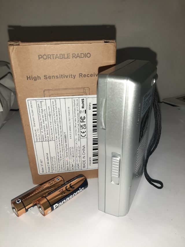 Radio AM/FM Portátil Alta Sensibilidad