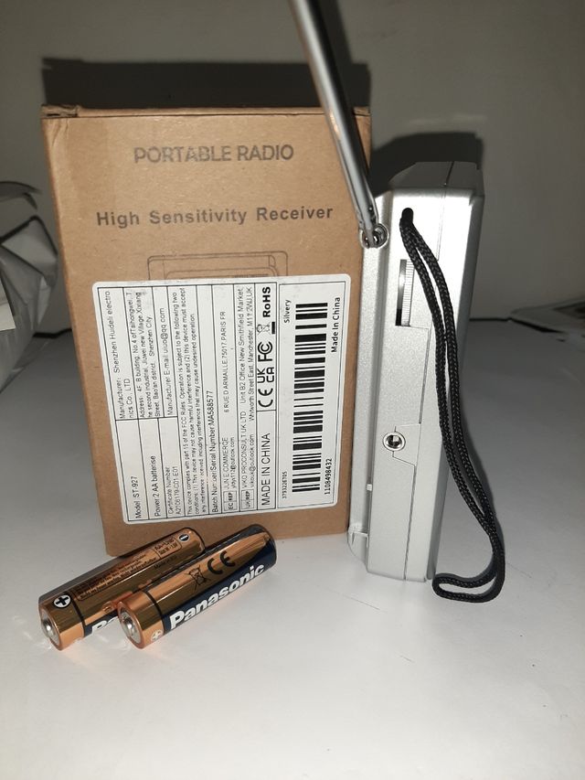 Radio AM/FM Portátil Alta Sensibilidad