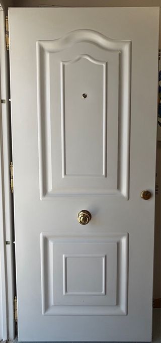 Puerta Blindada de Exterior Blanca