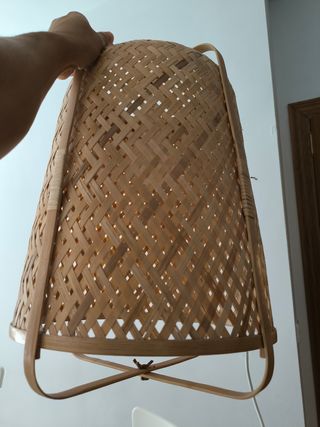 Lámpara Ikea bambú modelo Knixhult