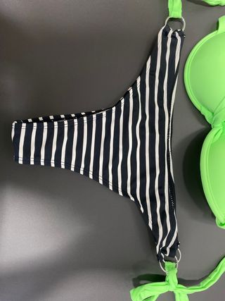 Bikini L - Verde & Rayas