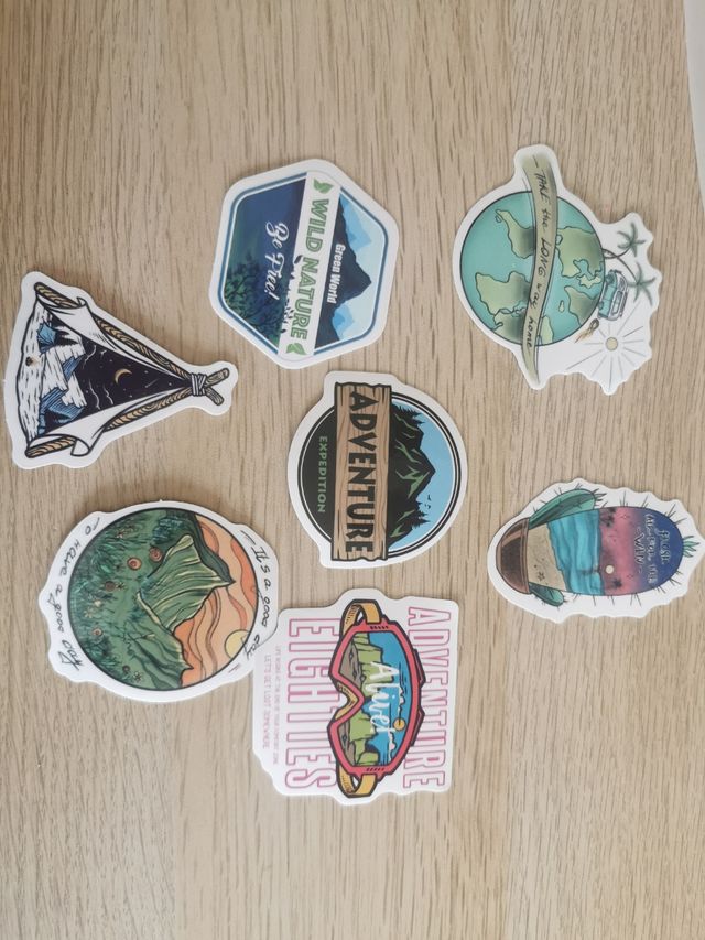 Adesivi di montagna - 7 unità