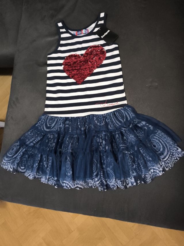 Vestido Desigual niña 9-10 años