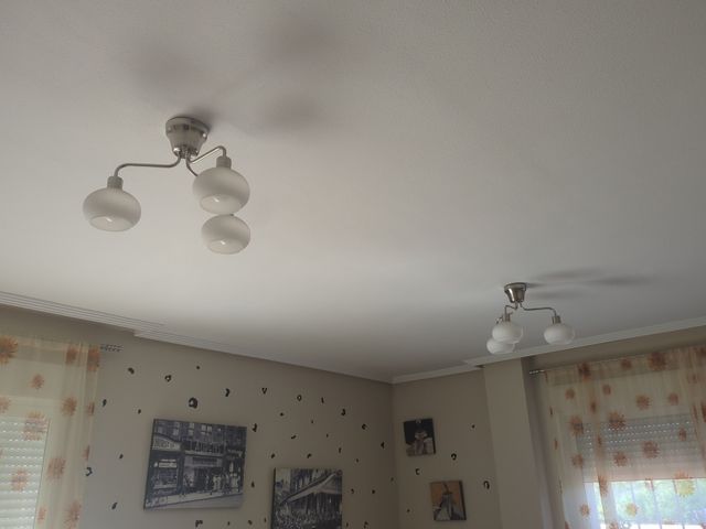 2 lámparas modernas - 3 luces