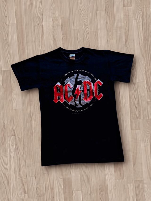 T-shirt maglietta AC/DC y2k da collezione 2008