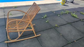 Mecedora mimbre infantil