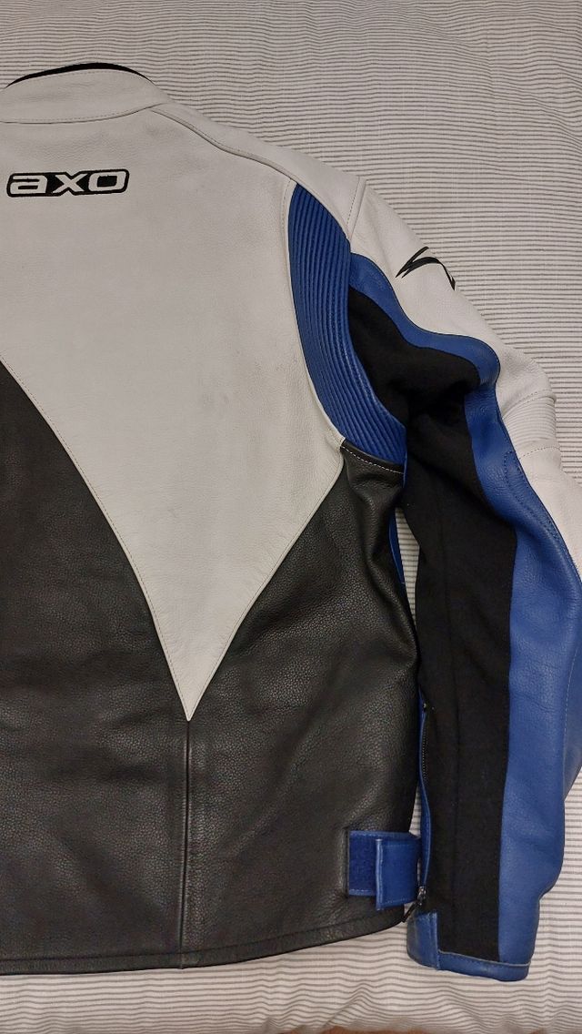 Chaqueta moto cuero AXO