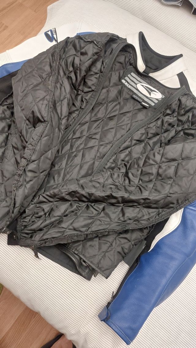 Chaqueta moto cuero AXO