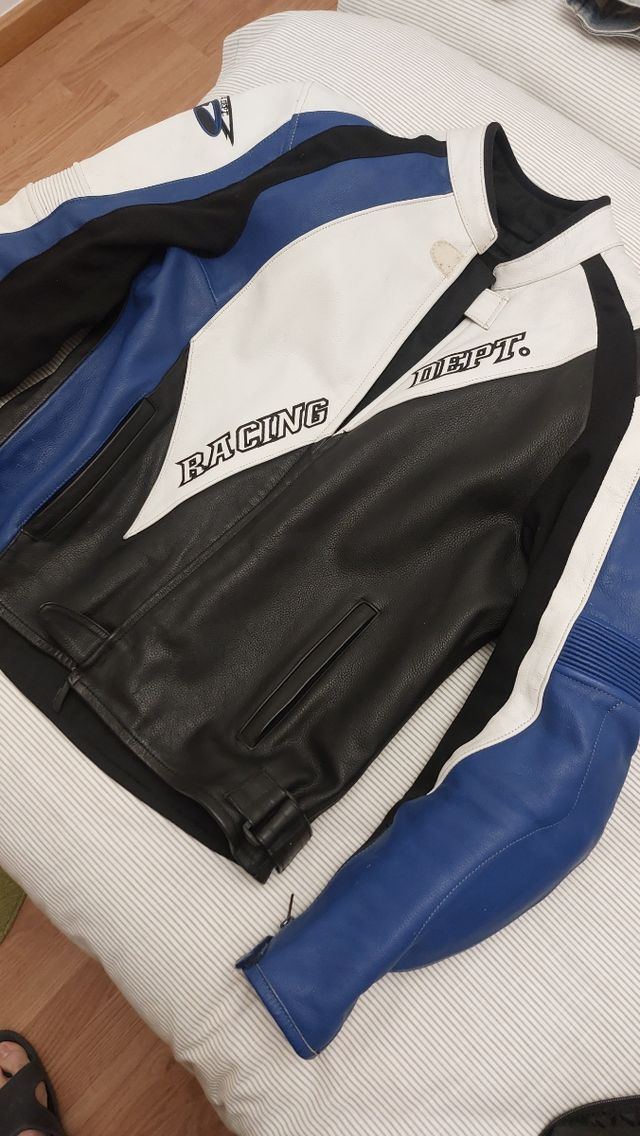 Chaqueta moto cuero AXO