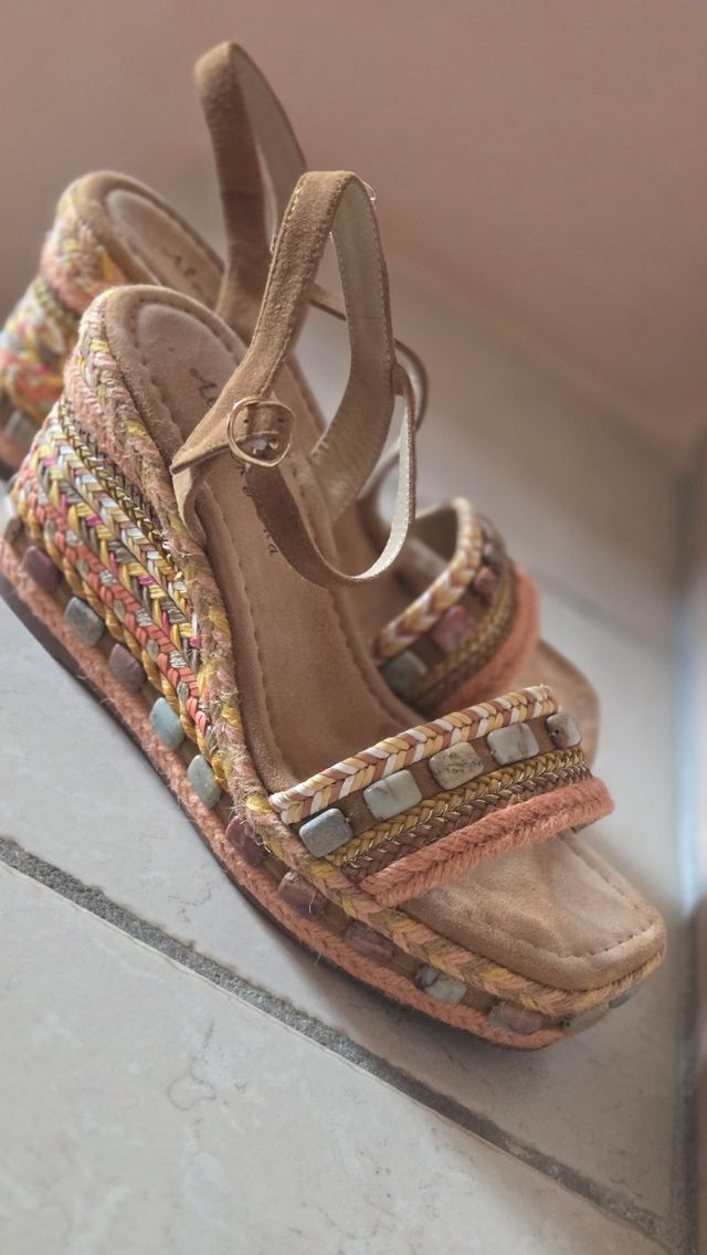 Sandali Alma en Pena - zeppa multicolor