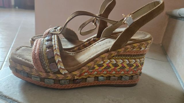 Sandali Alma en Pena - zeppa multicolor