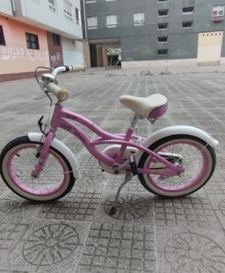 Bicicleta 16" rosa