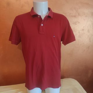 Polo Tommy Hilfiger Rosso Tg.L. perfetta