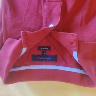 Polo Tommy Hilfiger Rosso Tg.L. perfetta