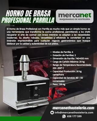 Horno Brasa Profesional - Parrilla