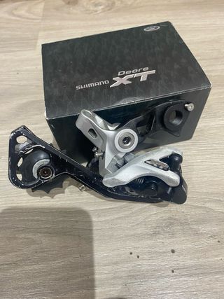Desviador y cambio Shimano XT