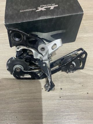 Desviador y cambio Shimano XT