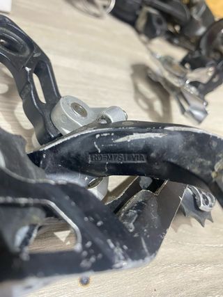 Desviador y cambio Shimano XT