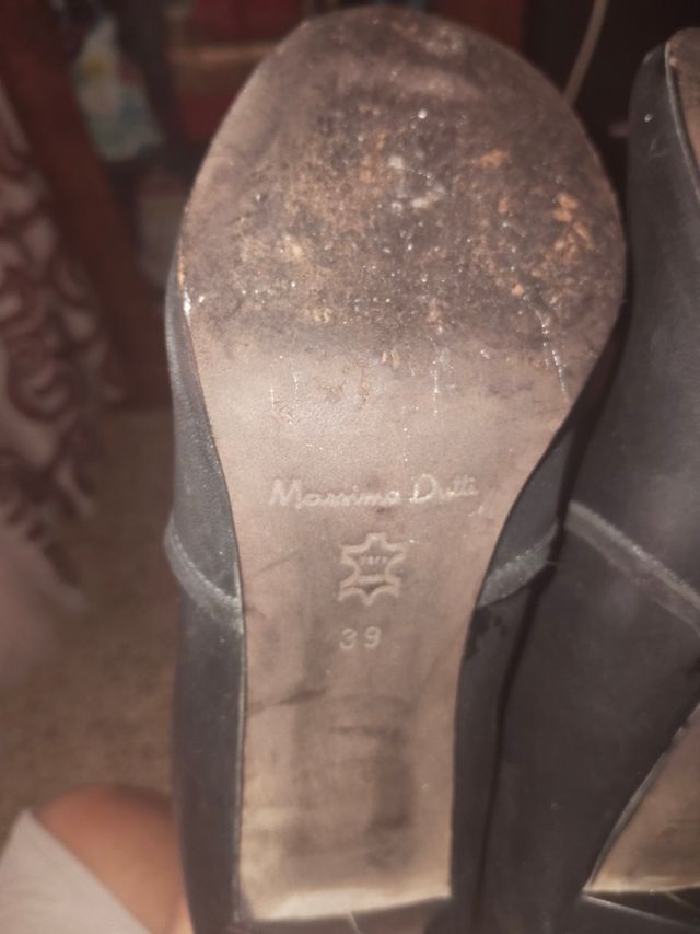 Botitas Massimo Dutti negras, talla 39