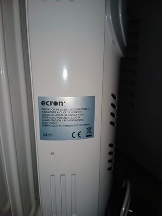 Radiador aceite Ecren - Calefactor