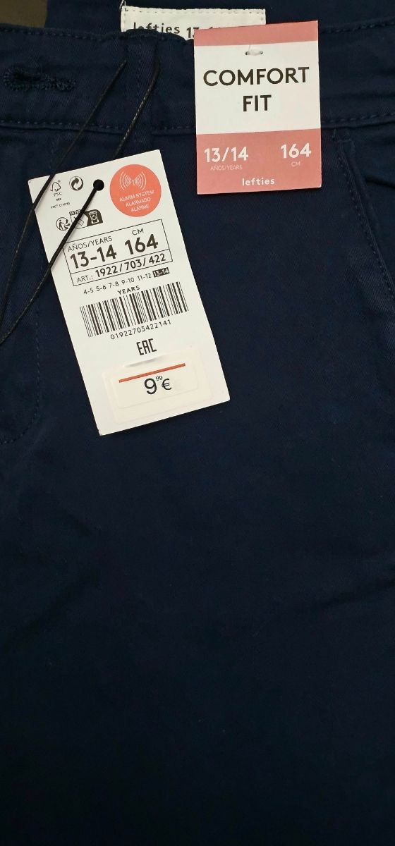 Pantalón Lefties niño talla 13/14