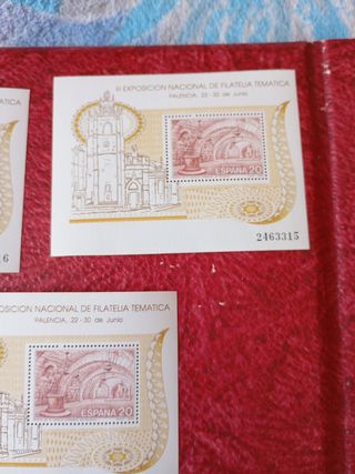Sellos III Exposición Filatelia Temática
