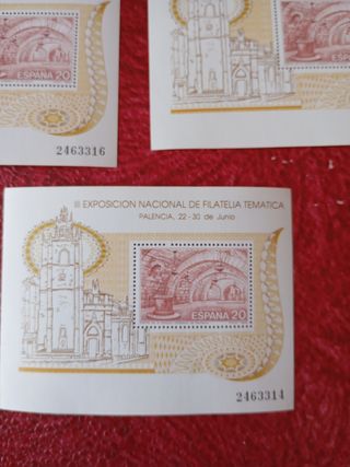 Sellos III Exposición Filatelia Temática