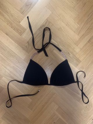 Bikini negro dorado - Triángulo
