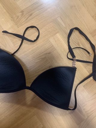 Bikini negro dorado - Triángulo