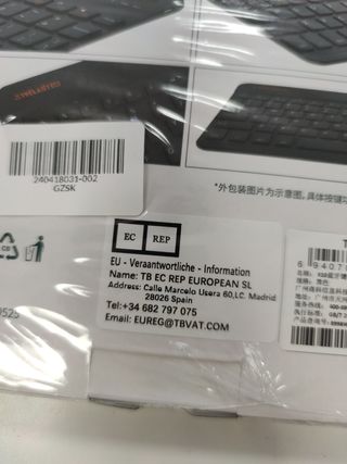 Teclado RKCLAST Portátil#688991