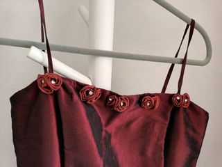 Vestido de fiesta palabra de honor 