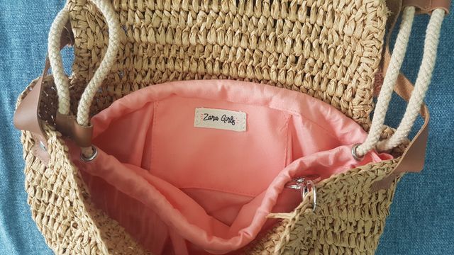 Bolso rafia Zara boho