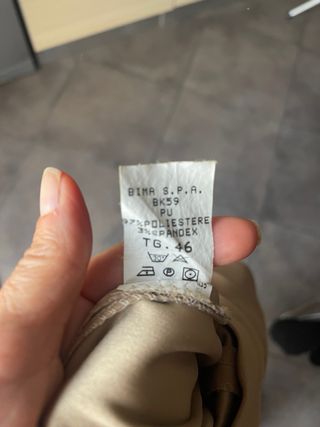 Pantaloni dritti beige