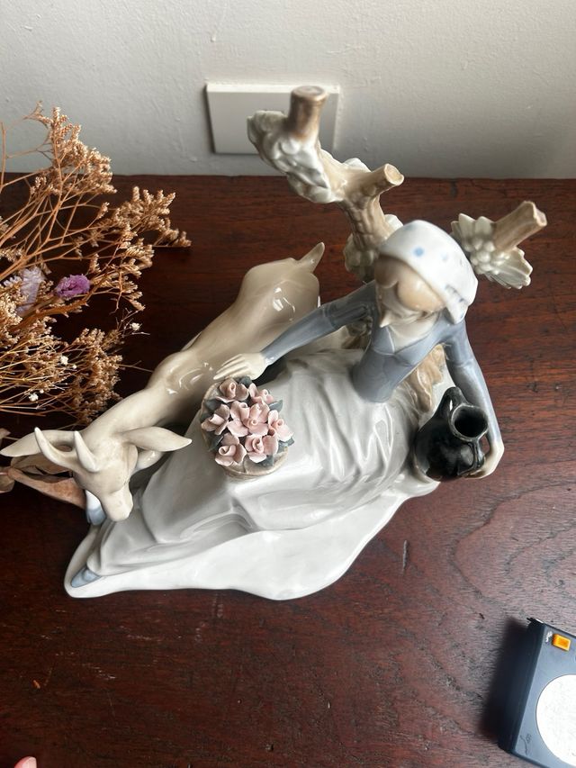 Figura porcelana Fontanellas pastoril