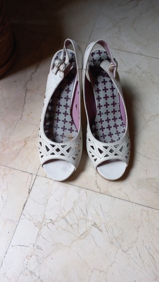 Wonders - Zapatos tacón blanco 41
