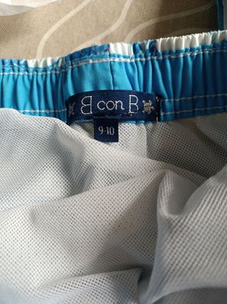 Bañador niño BconB azul (9-10, 11-12)