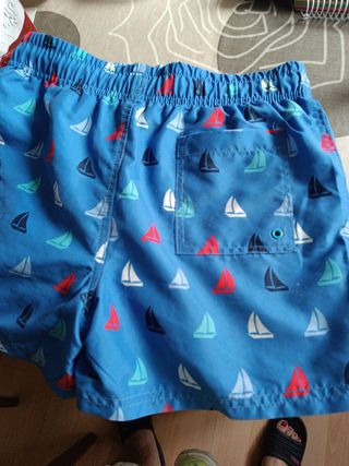Bañador niño BconB azul (9-10, 11-12)