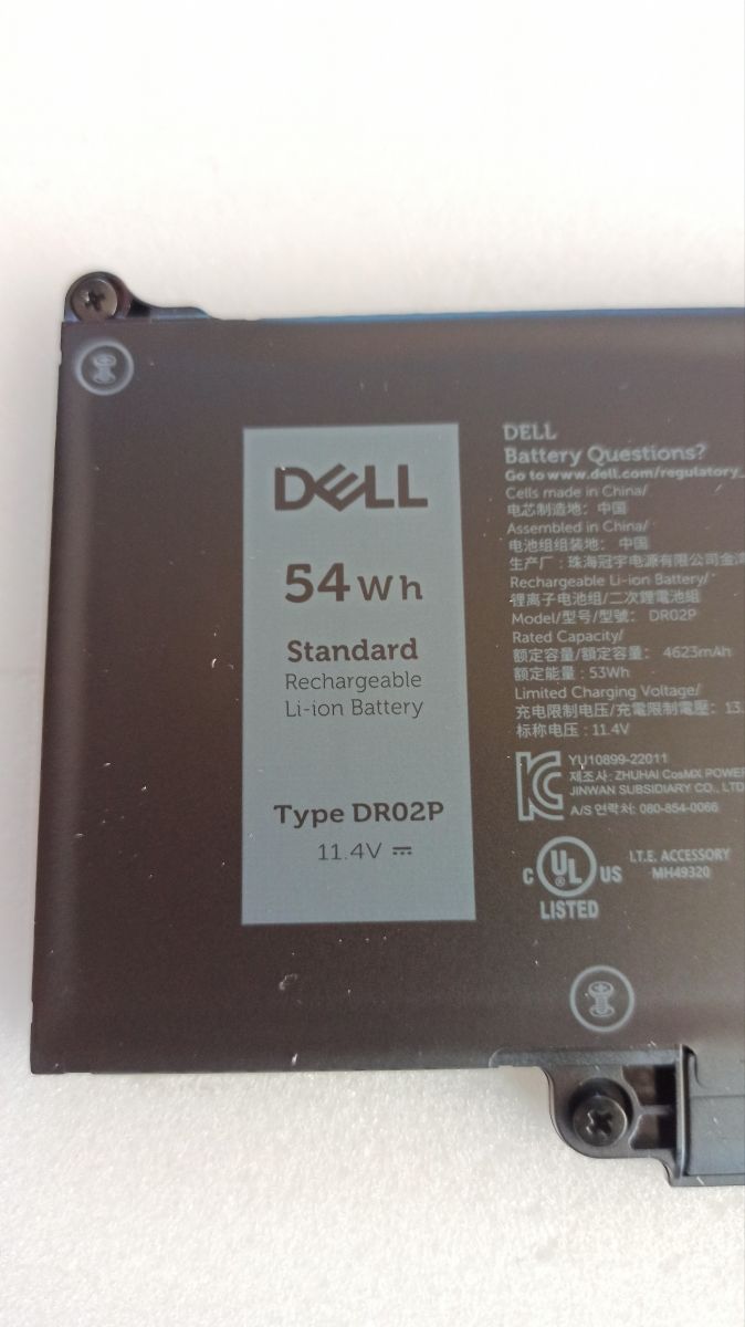 Batería Dell DR02P, 2X1V9, 54Wh