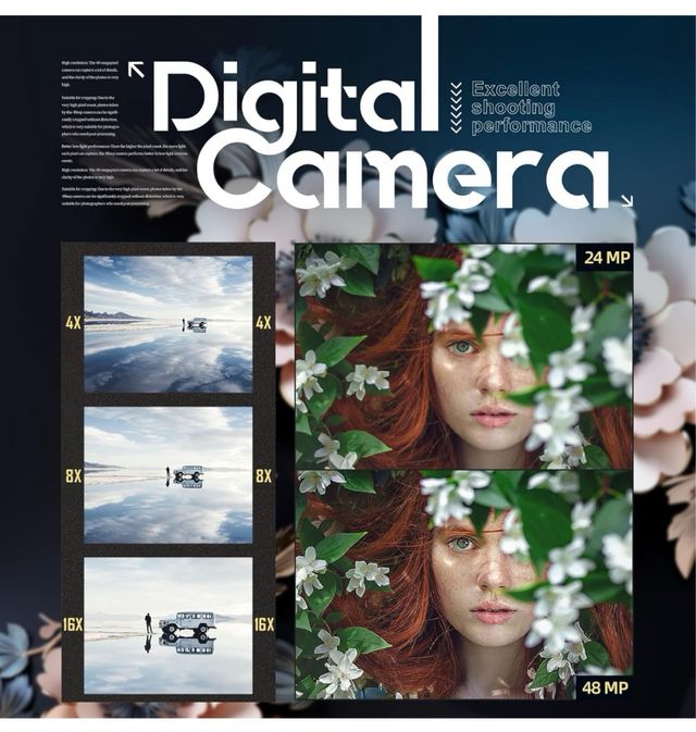 Fotocamera/Videocamera G-ANICA 4K Wi Fi 48MP Nuova