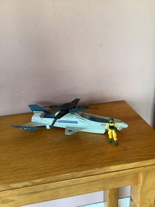 Piloto GI Joe + Helicóptero juguetes vintage 