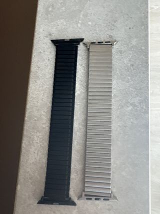 2 correas iWatch 4: extensible metálicas